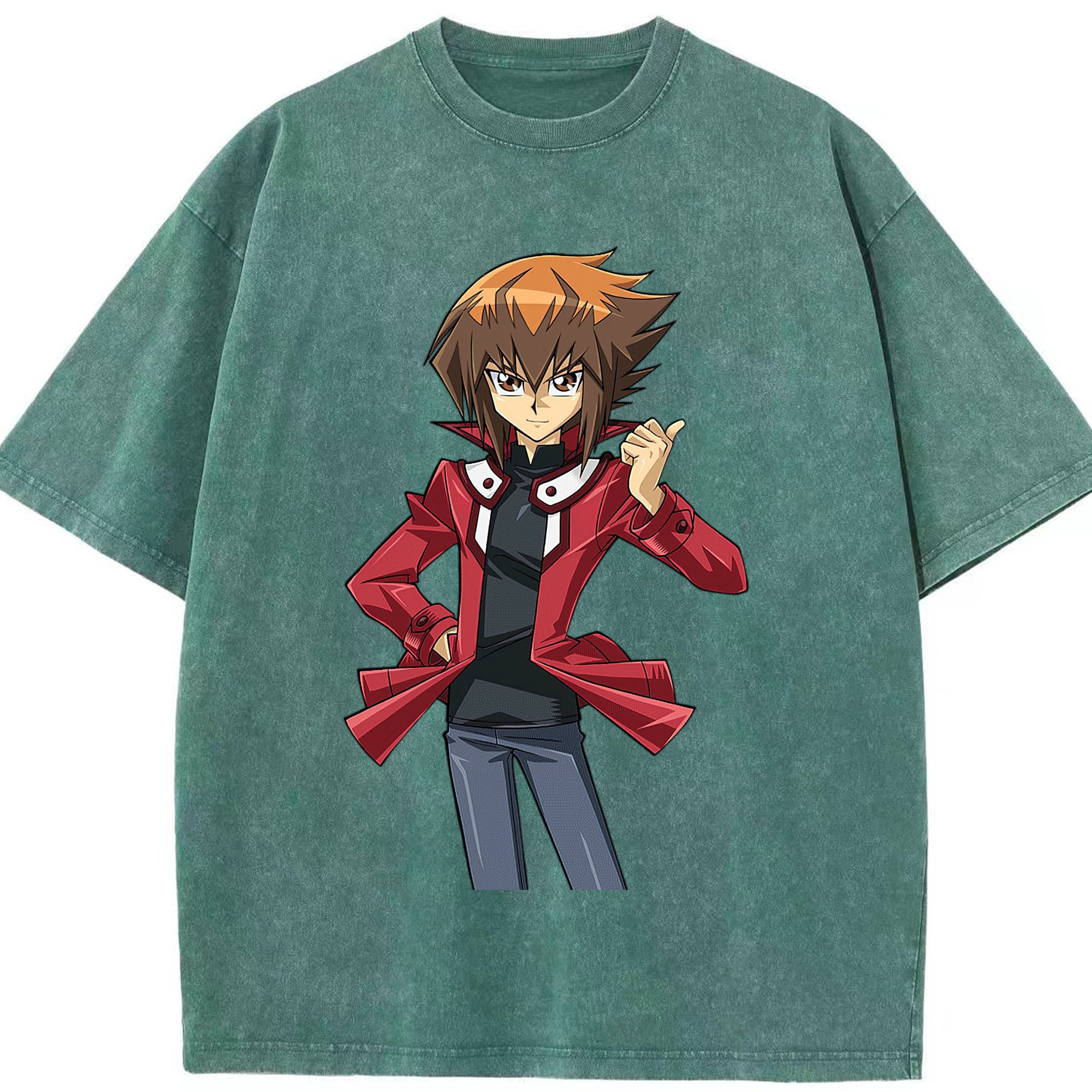 （画像用） 遊☆戯☆王 Yu-Gi-Oh! 綿100% ヴィンテージ風 半袖Tシャツ（フロントプリント）